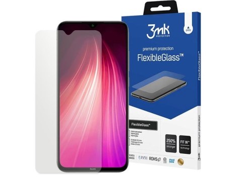 Szkło na telefon 3mk Flexible Glass 7H do Xiaomi Redmi Note 8