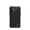 UAG Metropolis LT LTHR ARMR - skórzana obudowa ochronna do iPhone 12 mini (black) [go] [P]