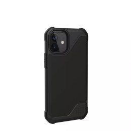 UAG Metropolis LT LTHR ARMR - skórzana obudowa ochronna do iPhone 12 mini (black) [go] [P]