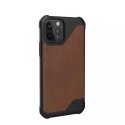 UAG Metropolis LT LTHR ARMR - skórzana obudowa ochronna do iPhone 12/12 Pro (brown) [go] [P]