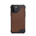 UAG Metropolis LT LTHR ARMR - skórzana obudowa ochronna do iPhone 12/12 Pro (brown) [go] [P]