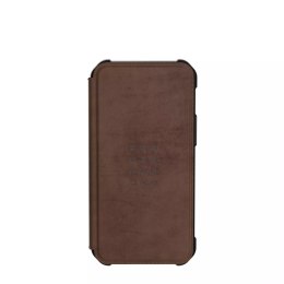 UAG Metropolis LTHR ARMR - skórzana obudowa ochronna z klapką do iPhone 12 mini (brown) [go] [P]