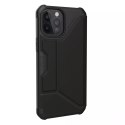 UAG Metropolis SATN ARMR - obudowa ochronna z klapką do iPhone 12 Pro Max (black) [go] [P]