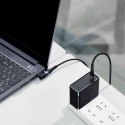 Kabel magnetyczny Baseus Zinc Magnetic, USB-C do wtyk DC prostokątny, 100W, PD, 2m, kątowy (czarny)