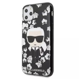 Karl Lagerfeld KLHCN58FLFBBK iPhone 11 Pro czarny/black Flower Ikonik Karl