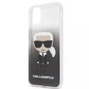 Karl Lagerfeld KLHCN65TRDFKBK iPhone 11 Pro Max czarny/black Gradient Ikonik Karl