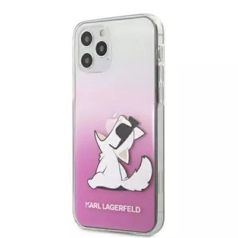 Karl Lagerfeld KLHCP12LCFNRCPI iPhone 12 Pro Max 6,7" różowy/pink hardcase Choupette Fun