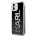 Karl Lagerfeld KLHCP12SKLMLBK iPhone 12 mini 5,4" czarny/black hardcase Karl Logo Glitter