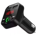 Ładowarka samochodowa Alogy Transmiter FM MP3 Bluetooth 5.0 QC 3.0