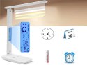 Lampa biurkowa Alogy LED ładowarka indukcyjna Qi 10W z wyświetlaczem Biała