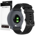 Gumowy Uniwersalny pasek sportowy Alogy soft band do smartwatcha 20mm Beżowy