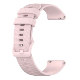 Gumowy Uniwersalny pasek sportowy Alogy soft band do smartwatcha 20mm Beżowy