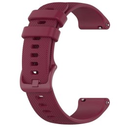 Gumowy Uniwersalny pasek sportowy Alogy soft band do smartwatcha 20mm Beżowy