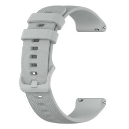 Gumowy Uniwersalny pasek sportowy Alogy soft band do smartwatcha 20mm Beżowy