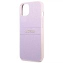 Guess GUHCP13MPSASBPU iPhone 13 6.1" violet/violet Saffiano Hot Stamp & Metal Logo