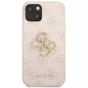 Guess GUHCP13S4GMGPI iPhone 13 mini 5,4" coque rigide rose / rose 4G Big Metal Logo