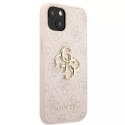 Guess GUHCP13S4GMGPI iPhone 13 mini 5,4" coque rigide rose / rose 4G Big Metal Logo