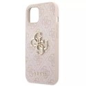 Guess GUHCP13S4GMGPI iPhone 13 mini 5,4" coque rigide rose / rose 4G Big Metal Logo