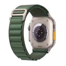 Nylon pro apple watch 4 / 5 / 6 / 7 / 8 / se / ultra (42 / 44 / 45 / 49 mm) military green
