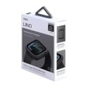 UNIQ etui Lino Apple Watch Series 4/5/6/SE 44mm. czarny/ash black