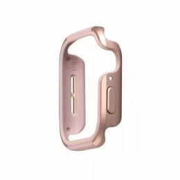 UNIQ etui Valencia Apple Watch Series 4/5/6/SE 44mm. różowo-złoty/blush gold pink