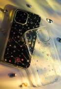 Kingxbar Lucky Series case decorated with original Swarovski crystals iPhone 12 Pro / iPhone 12 transparent (Clover)