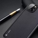 Dux Ducis Fino housse nylon recouvert iPhone 14 Plus noir