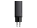 Ładowarka sieciowa Baseus GaN2 Lite szybka USB + USB-C 65W EU Czarna