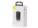 Ładowarka sieciowa Baseus GaN2 Lite szybka USB + USB-C 65W EU Czarna