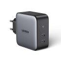 Ładowarka sieciowa UGREEN CD254, 2x USB-C, 100W, PD (czarna)