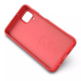 Coque Magic Shield Case pour Samsung Galaxy A12 coque blindée souple rouge