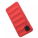 Coque Magic Shield Case pour Samsung Galaxy A12 coque blindée souple rouge