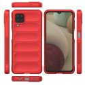 Coque Magic Shield Case pour Samsung Galaxy A12 coque blindée souple rouge