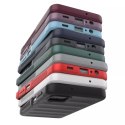 Coque Magic Shield Case pour Samsung Galaxy A12 coque blindée souple rouge