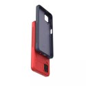 Coque Magic Shield Case pour Samsung Galaxy A12 coque blindée souple rouge