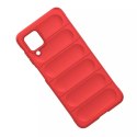 Coque Magic Shield Case pour Samsung Galaxy A12 coque blindée souple rouge