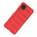 Coque Magic Shield Case pour Samsung Galaxy A12 coque blindée souple rouge