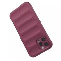 Coque Magic Shield Case pour iPhone 12 Pro Max coque blindée élastique en bordeaux