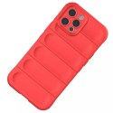 Coque Magic Shield Case pour iPhone 12 Pro Max coque blindée élastique en bordeaux