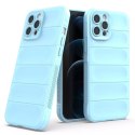 Coque Magic Shield Case pour iPhone 12 Pro Max coque blindée souple bleu clair