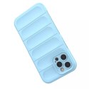 Coque Magic Shield Case pour iPhone 12 Pro Max coque blindée souple bleu clair