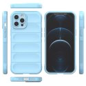 Coque Magic Shield Case pour iPhone 12 Pro Max coque blindée souple bleu clair