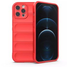 Coque Magic Shield Case pour iPhone 12 Pro Max coque blindée souple rouge