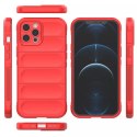 Coque Magic Shield Case pour iPhone 12 Pro Max coque blindée souple rouge