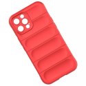 Coque Magic Shield Case pour iPhone 12 Pro Max coque blindée souple rouge