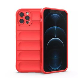 Coque Magic Shield Case pour iPhone 12 Pro coque blindée souple rouge