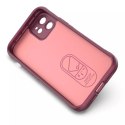 Coque Magic Shield Case pour iPhone 12 coque blindée élastique bordeaux