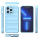 Coque Magic Shield Case pour iPhone 13 Pro Max coque blindée souple bleu clair