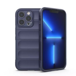 Coque Magic Shield Case pour iPhone 13 Pro coque blindée souple bleu foncé