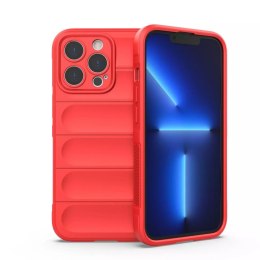 Coque Magic Shield Case pour iPhone 13 Pro coque blindée souple rouge